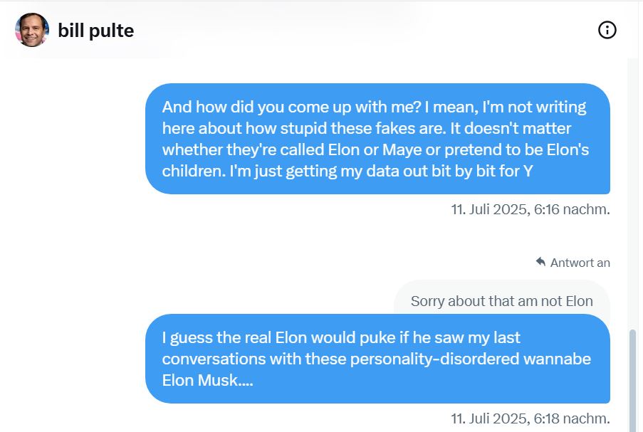 My annoyed response to the imposter who thought he had to play Bill Pulte