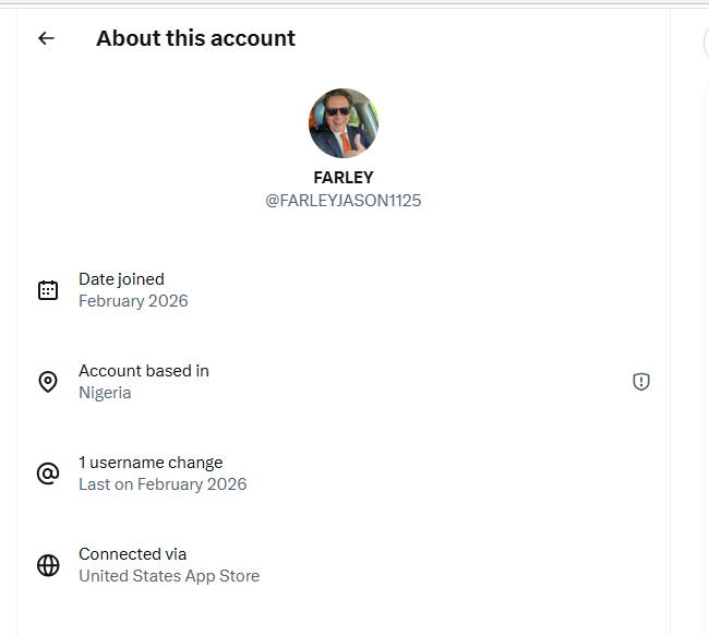 Farley Account Details