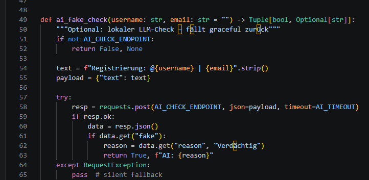 Python-Code in VS Code